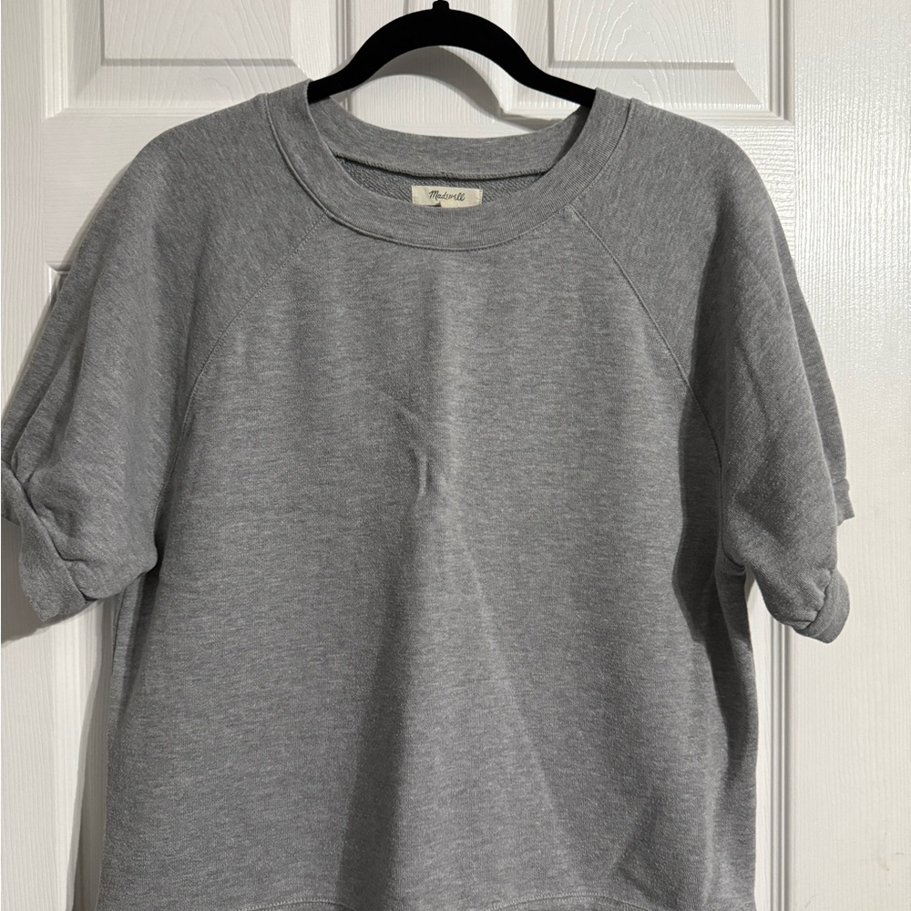 Madewell Heather Gray Short Sleeve Top